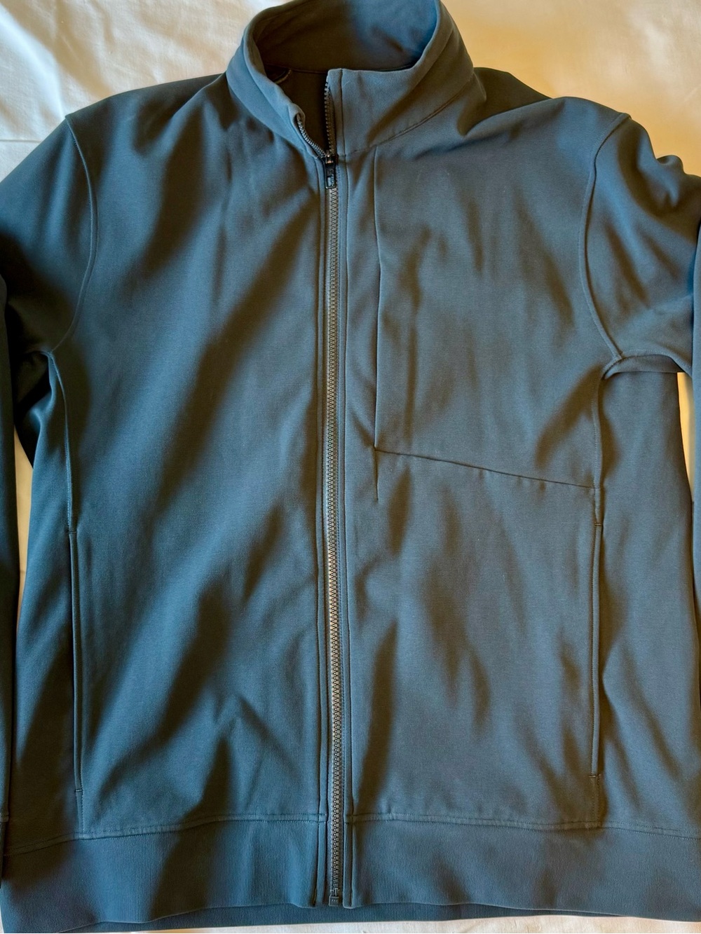 Lululemon Men's Dark Teal Full-Zip Jacket